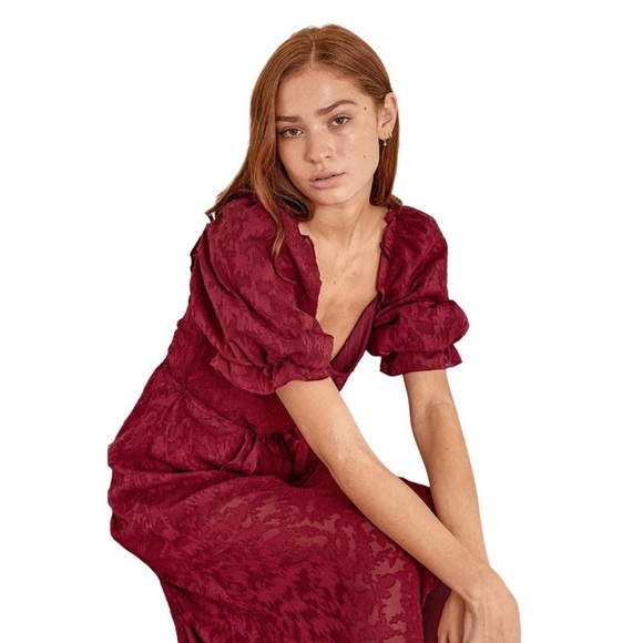 Lulu’s Forever Loving You Puff Sleeve Maxi Dress - Picture 4 of 11